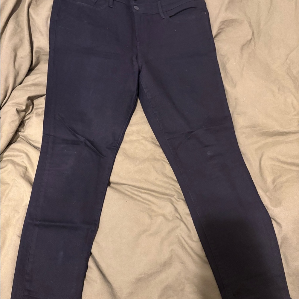 Black FRAME Skinny Jeans